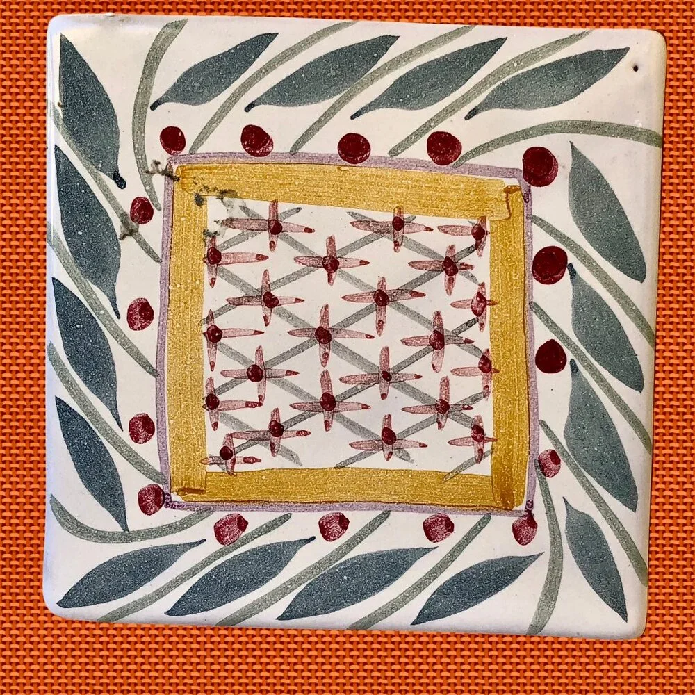 Mackenzie Childs 2001 Trivet Hot Plate RIGHTON PAVILLON
